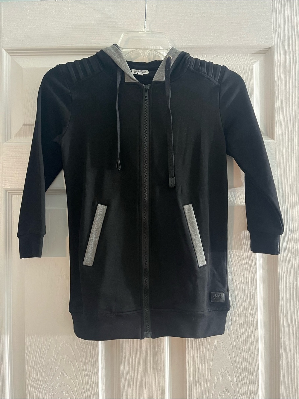 Posh Kiddos Boys Biker Zip Up Hoodie Size 8